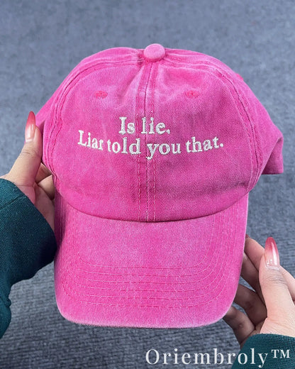 Sarcastic Reality Check Embroidered Vintage Washed Dad Hat – Dark Humor Minimal Statement Cap