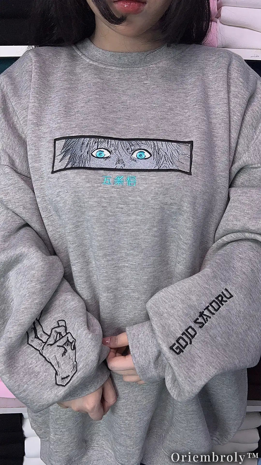 Mystic Sorcerer Embroidered Sweatshirt | Anime Inspired Fleece Crewneck