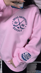 Off Campus Briar Hockey Crewneck Embroidered - Graham Tucker Logan Collection