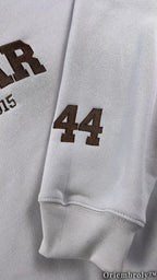 Embroidered Collegiate Varsity Sweatshirt | University Inspired Fleece Crewneck