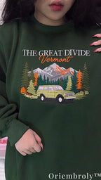 The Great Divide Vermont Embroidered Sweatshirt