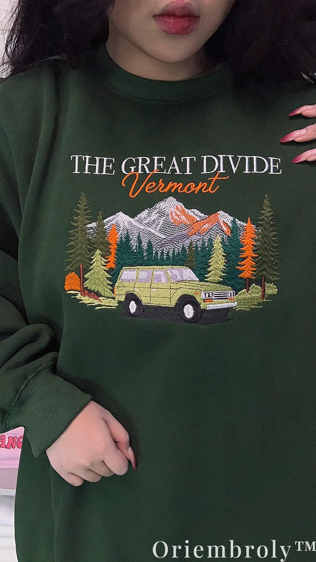 The Great Divide Vermont Embroidered Sweatshirt