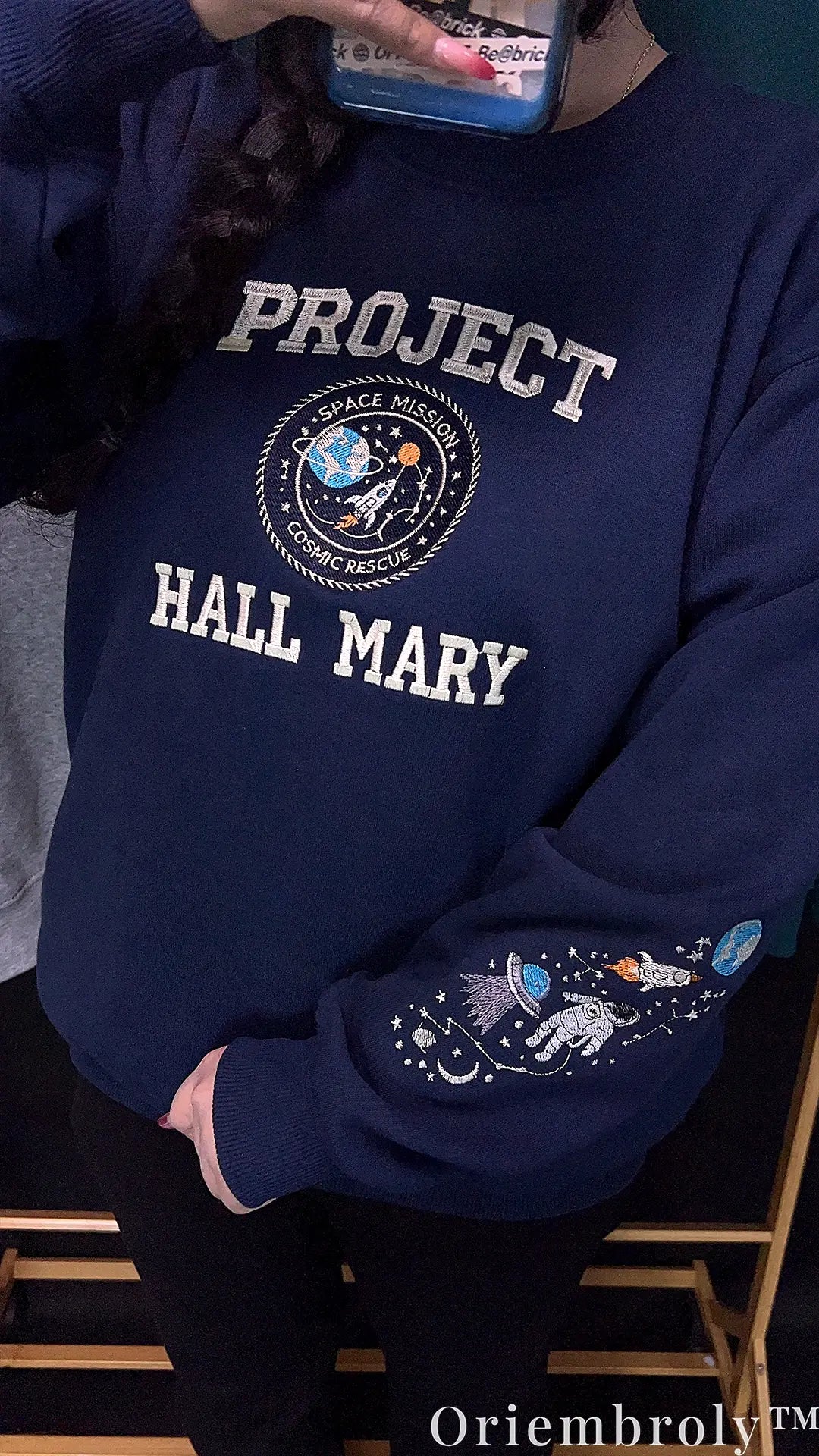 Project Hail Mary Embroidered Sweatshirt