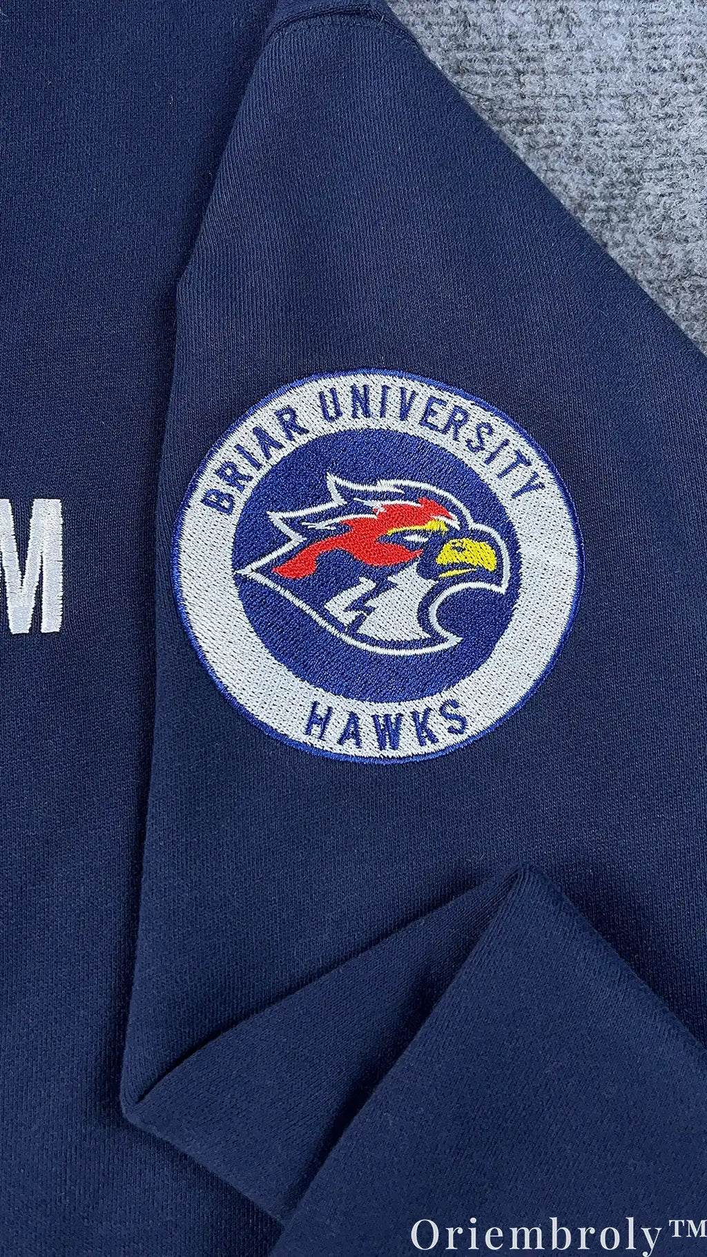 Vintage Varsity Hockey Embroidered Sweatshirt