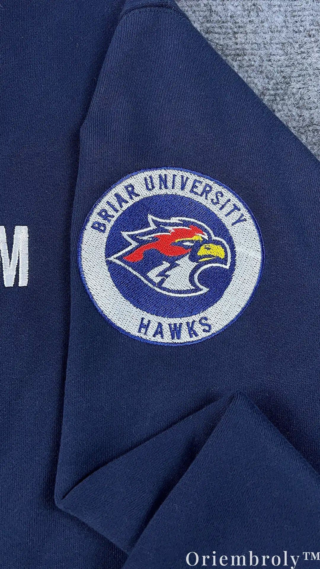 Vintage Varsity Hockey Embroidered Sweatshirt