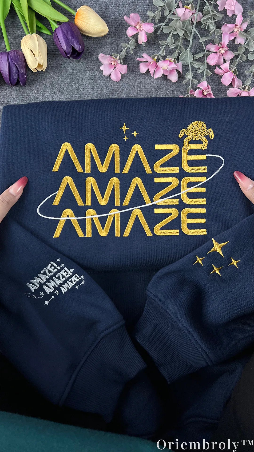 Project Hail Mary AMAZE Rocky Hoodie – Sci-Fi Embroidered Space Sweatshirt