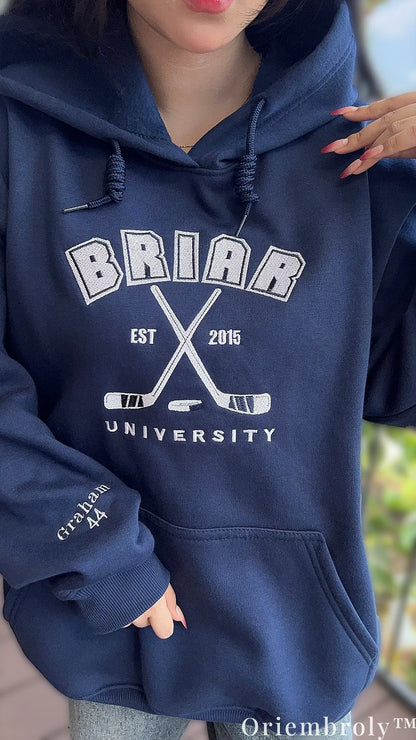 Briar University Collegiate Embroidered Sweatshirt