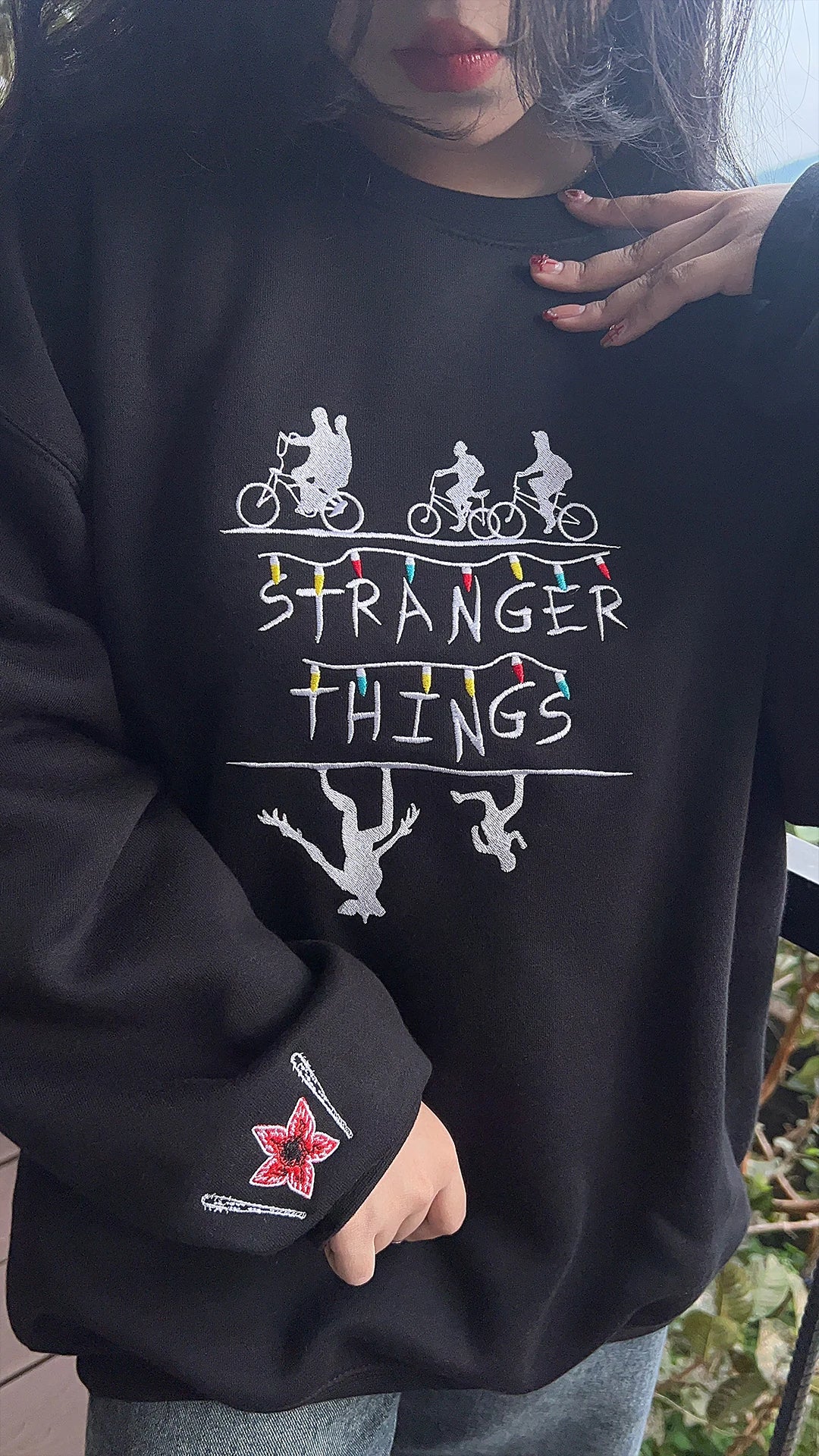 Christmas Things Embroidered Sweatshirt – Holiday Parody Edition