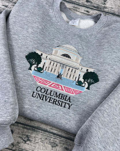 Columbia University Embroidered Sweatshirt | Columbia Lions Hoodie