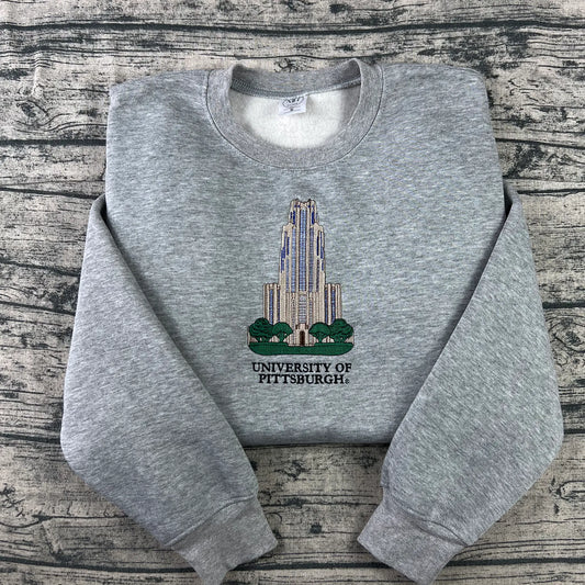 PITTSBURGH University Embroidered Sweatshirt