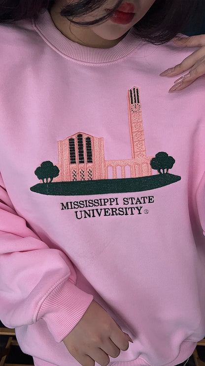MISISSIPPI University Embroidered Sweatshirt