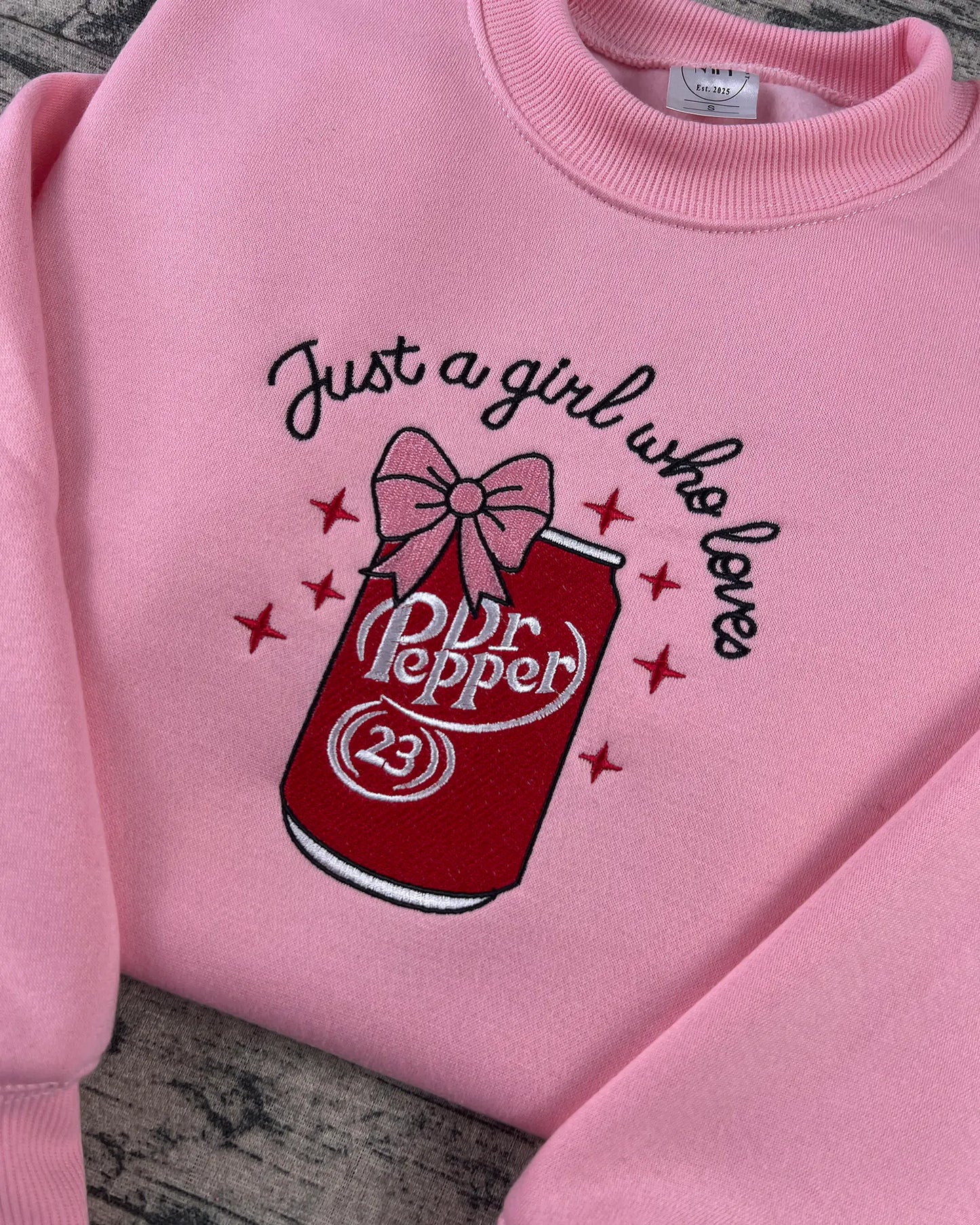 Dr Pepper Embroidery