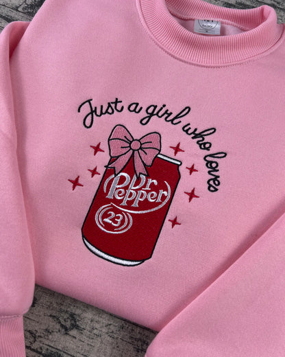 Dr Pepper Embroidery