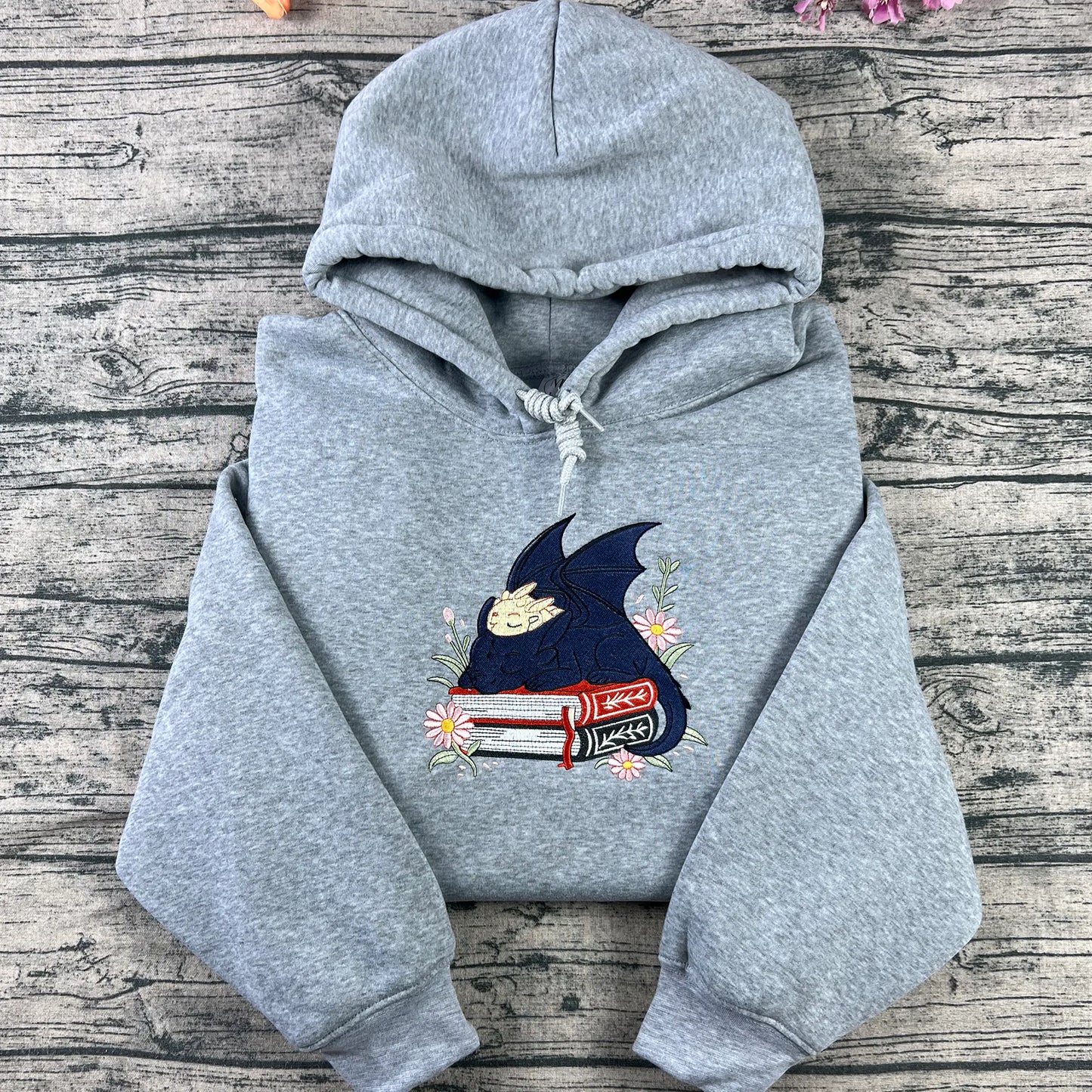 Dragon Book Embroidered Sweatshirt