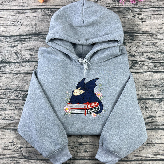 Dragon Book Embroidered Sweatshirt