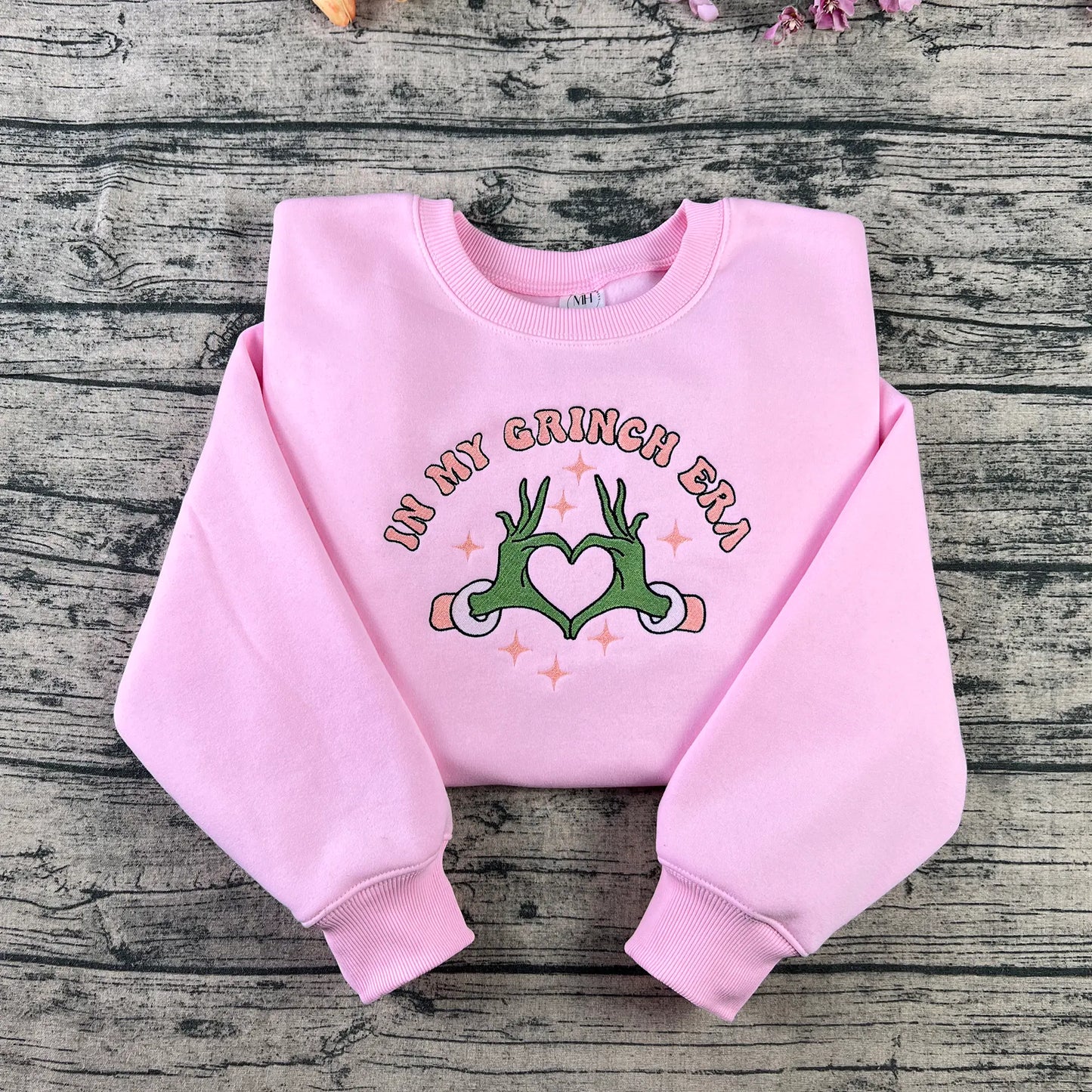 In My Grinch Era Embroidered Sweatshirt