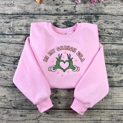 In My Grinch Era Embroidered Sweatshirt