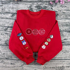 Arirang 2026 World Tour Inspired Embroidered K-Pop Fan Crewneck Sweatshirt