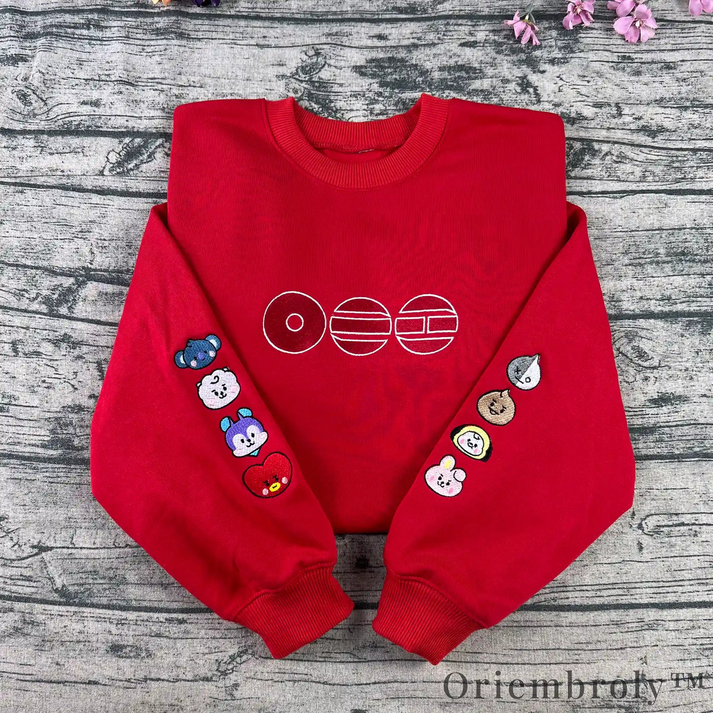 Arirang 2026 World Tour Inspired Embroidered K-Pop Fan Crewneck Sweatshirt