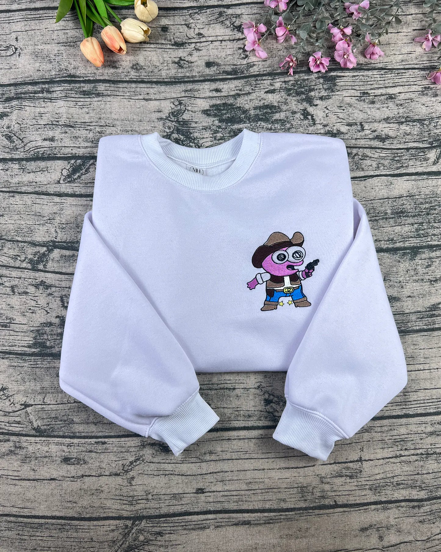 Smiling Friends Cowboy Pim Embroidery