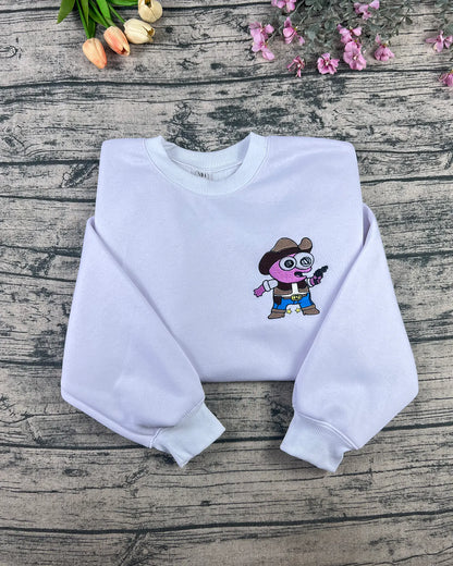 Smiling Friends Cowboy Pim Embroidery