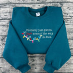 Christmas Jingle Song Embroidered Sweatshirt