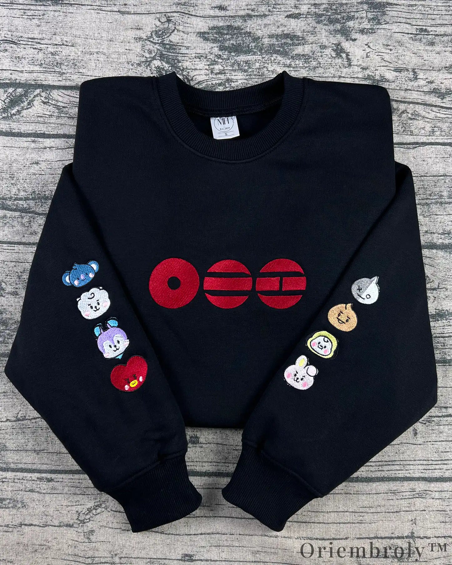 Arirang 2026 World Tour Inspired Embroidered K-Pop Fan Crewneck Sweatshirt
