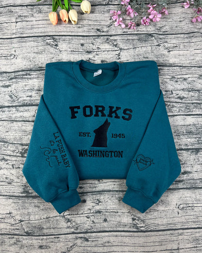 Twilight Sweatshirt: Forks Washington