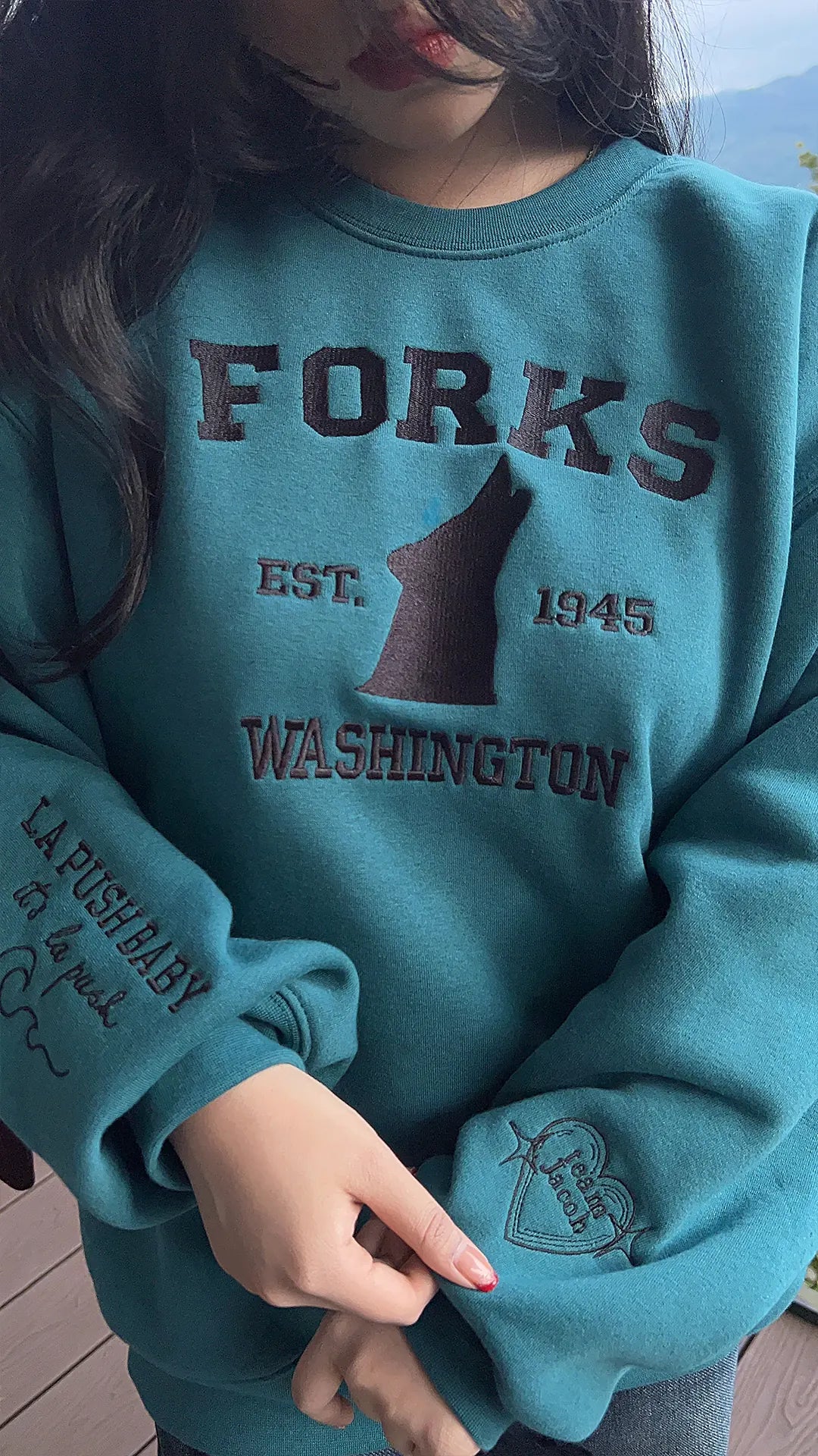 Twilight Sweatshirt: Forks Washington