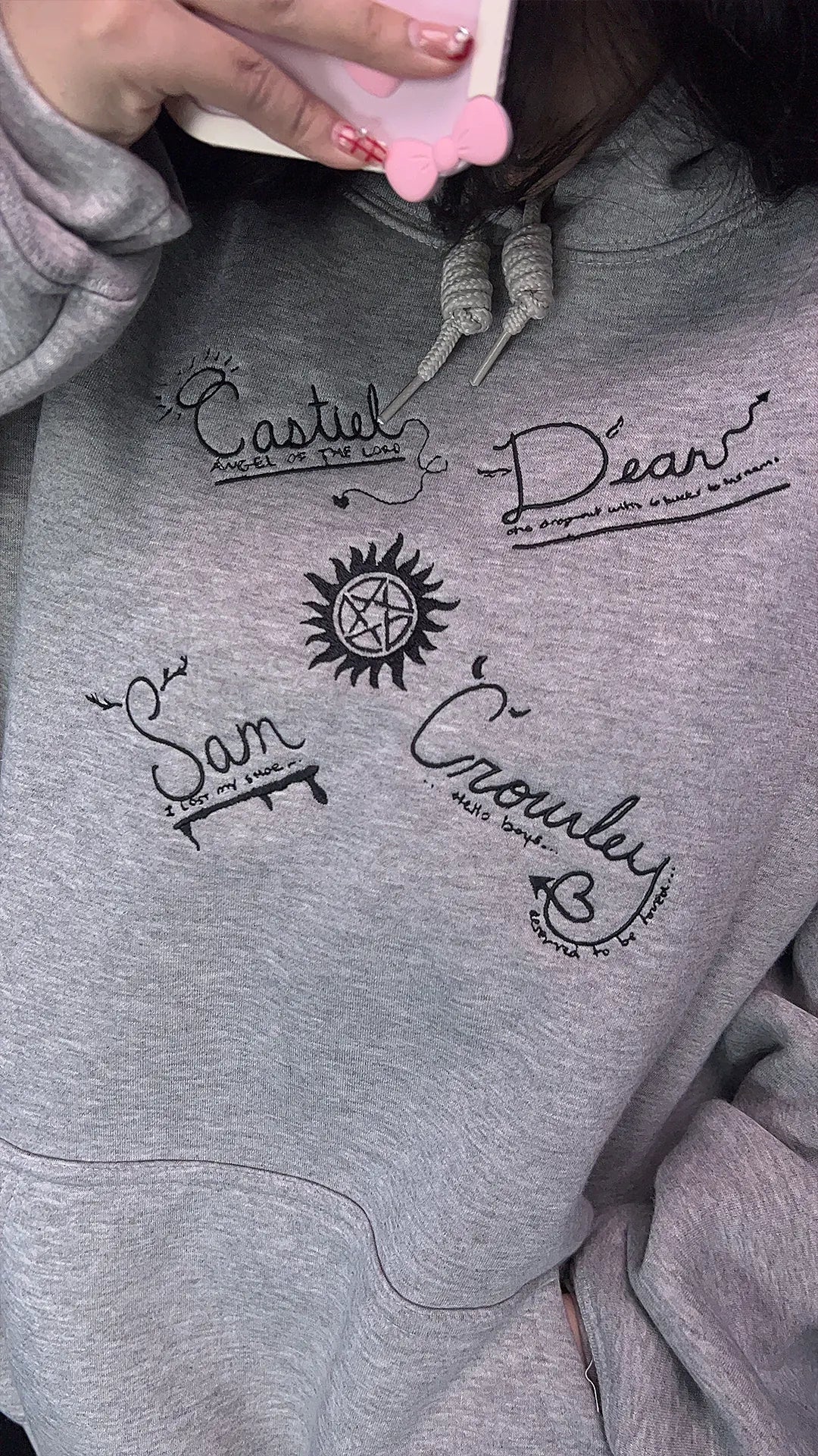 Embroidered Supernatural Sweatshirt