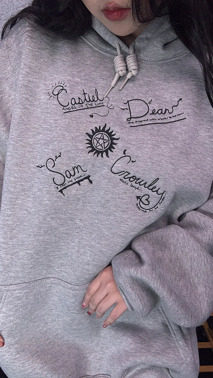 Embroidered Supernatural Sweatshirt