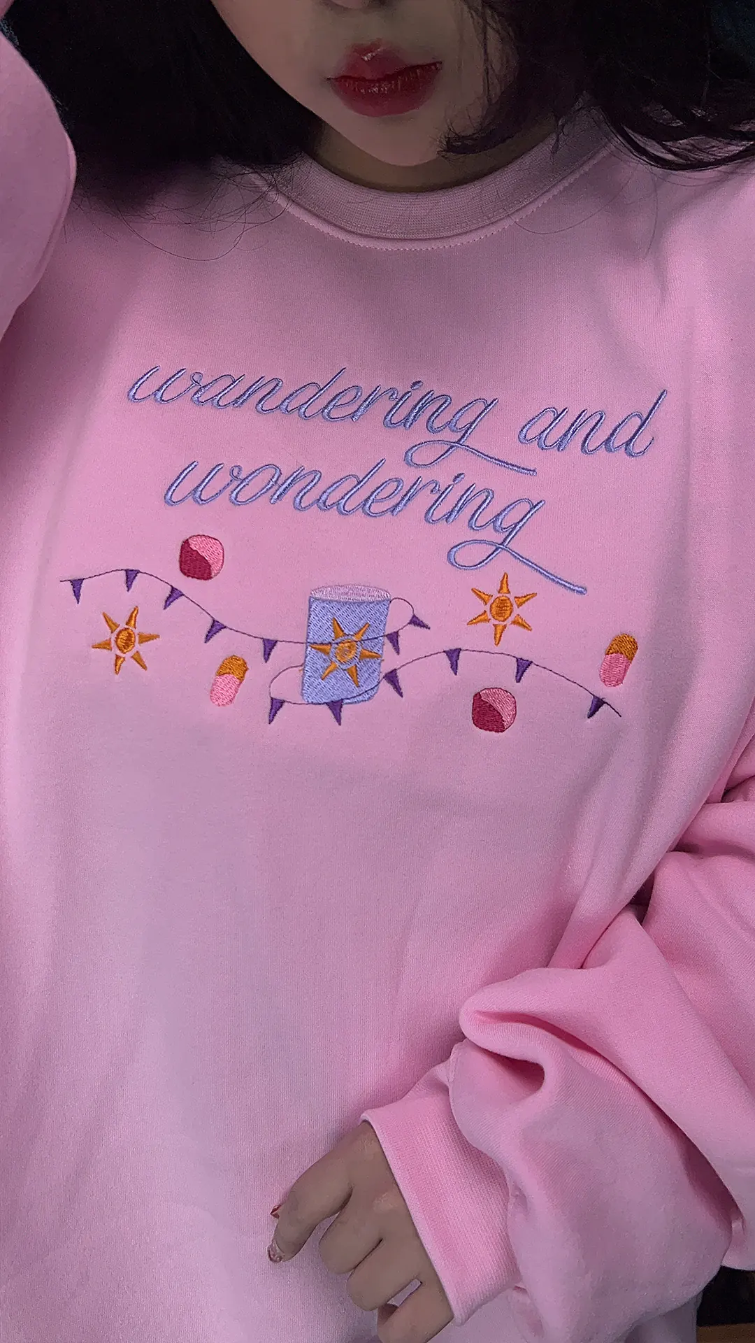 Embroidered Princess Sweatshirt