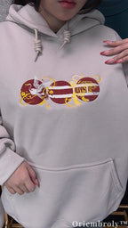 BTS Suga Agust D Daechwita Embroidered Hoodie – Kpop Streetwear Grey Sweatshirt