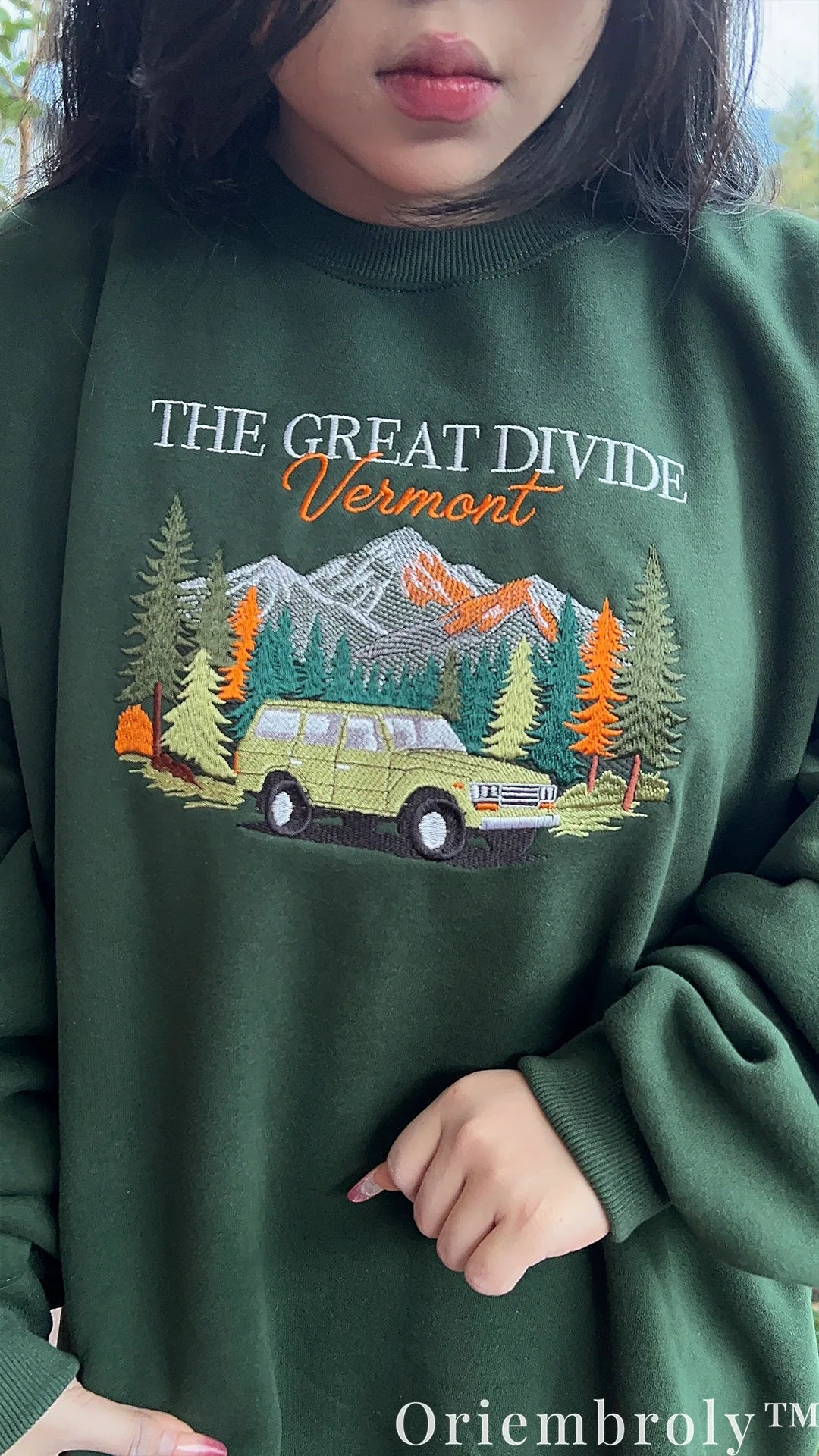 The Great Divide Vermont Embroidered Sweatshirt
