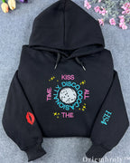 Harry Styles HS4 Disco Ball Embroidered Sweatshirt – Pink Retro Preppy Crewneck