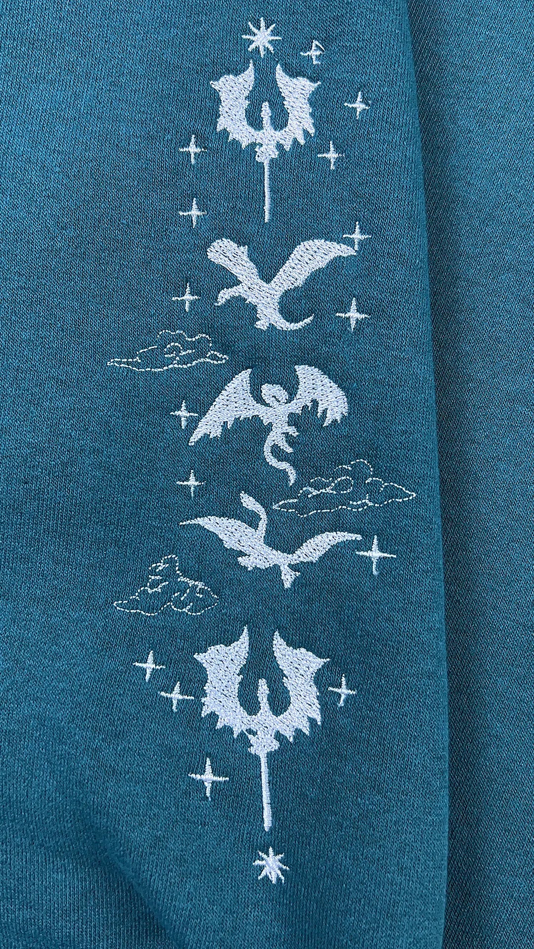 Terrasen To Whatever End Embroidered Sweatshirt