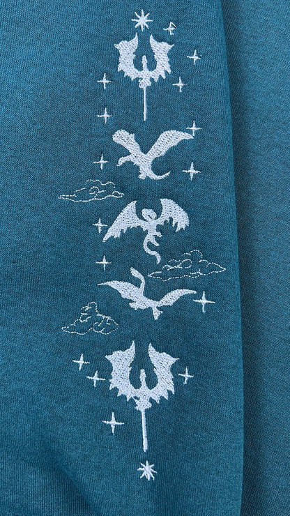 Terrasen To Whatever End Embroidered Sweatshirt