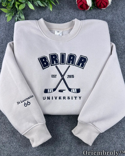 Briar University Collegiate Embroidered Sweatshirt