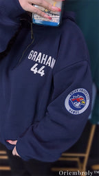Vintage Varsity Hockey Embroidered Sweatshirt