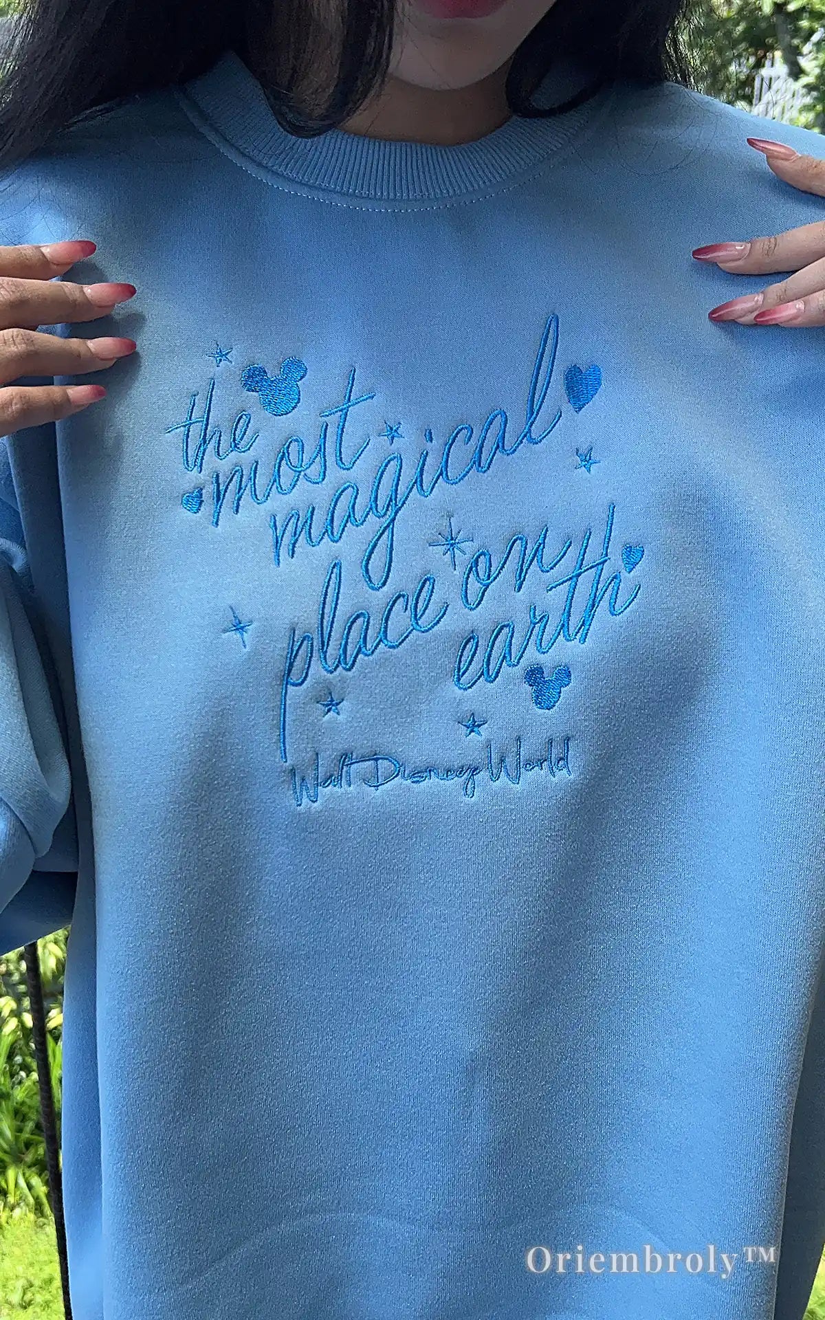 Walt Disney World Embroidered Sweatshirt – Magical Place on Earth Crewneck