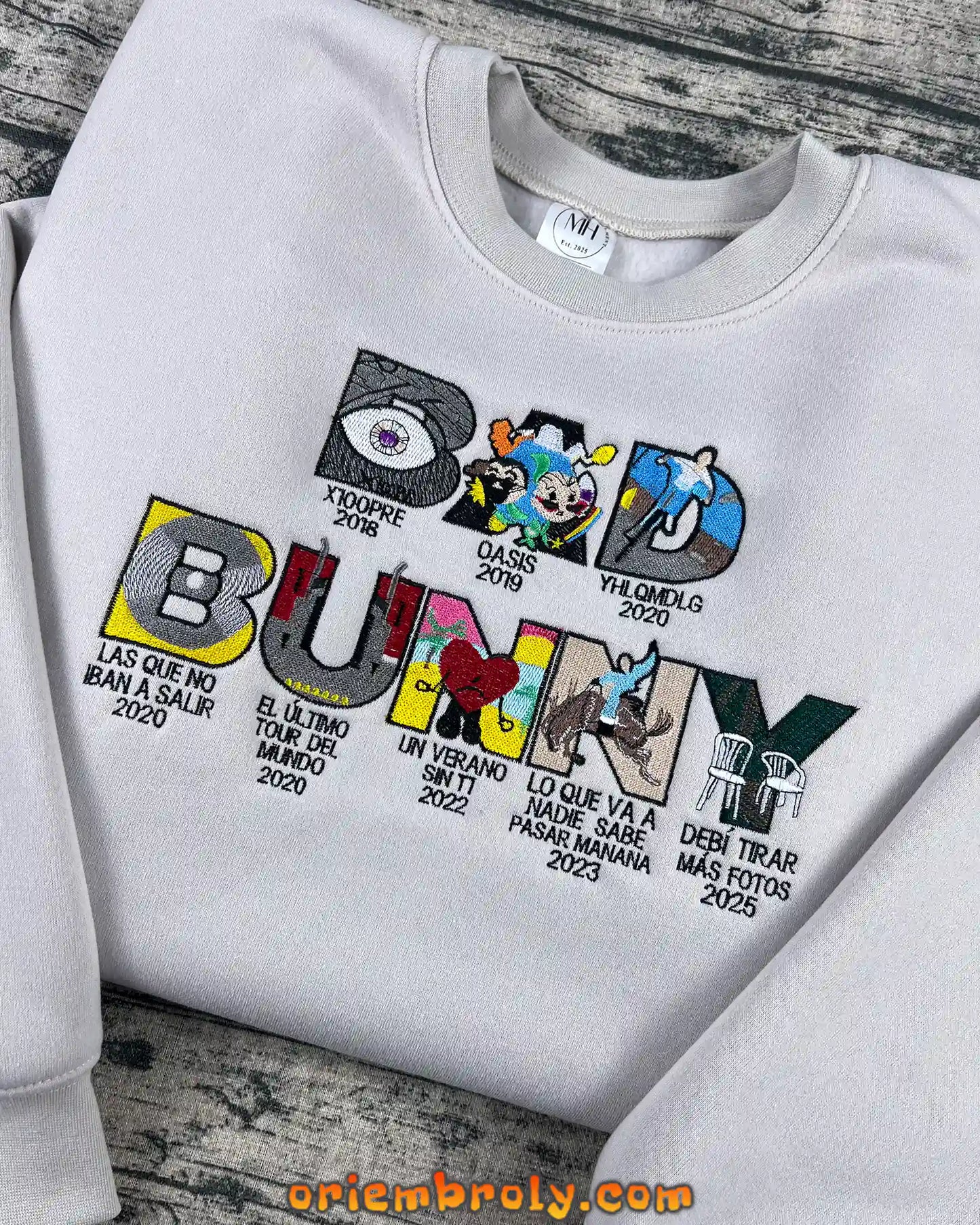 BB Inspired Eras Embroidered Sweatshirt