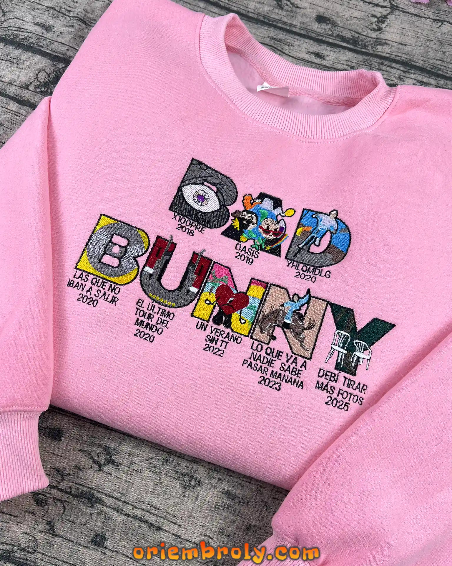 BB Inspired Eras Embroidered Sweatshirt