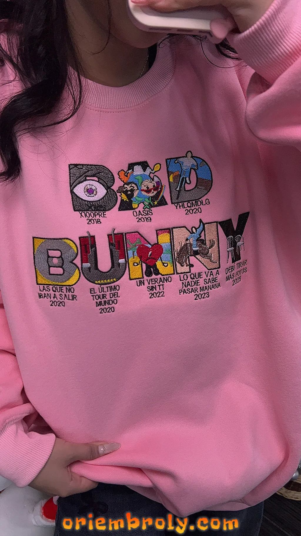BB Inspired Eras Embroidered Sweatshirt