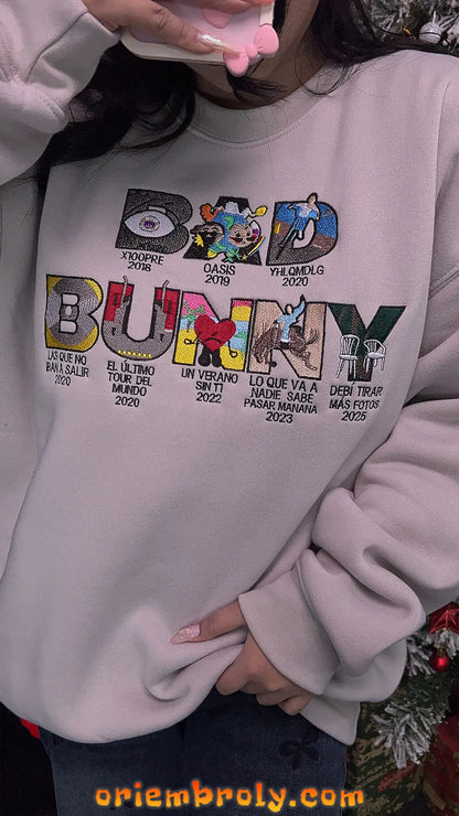 BB Inspired Eras Embroidered Sweatshirt