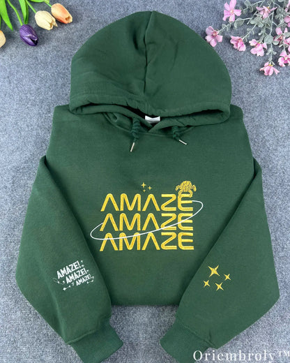 Project Hail Mary AMAZE Rocky Hoodie – Sci-Fi Embroidered Space Sweatshirt