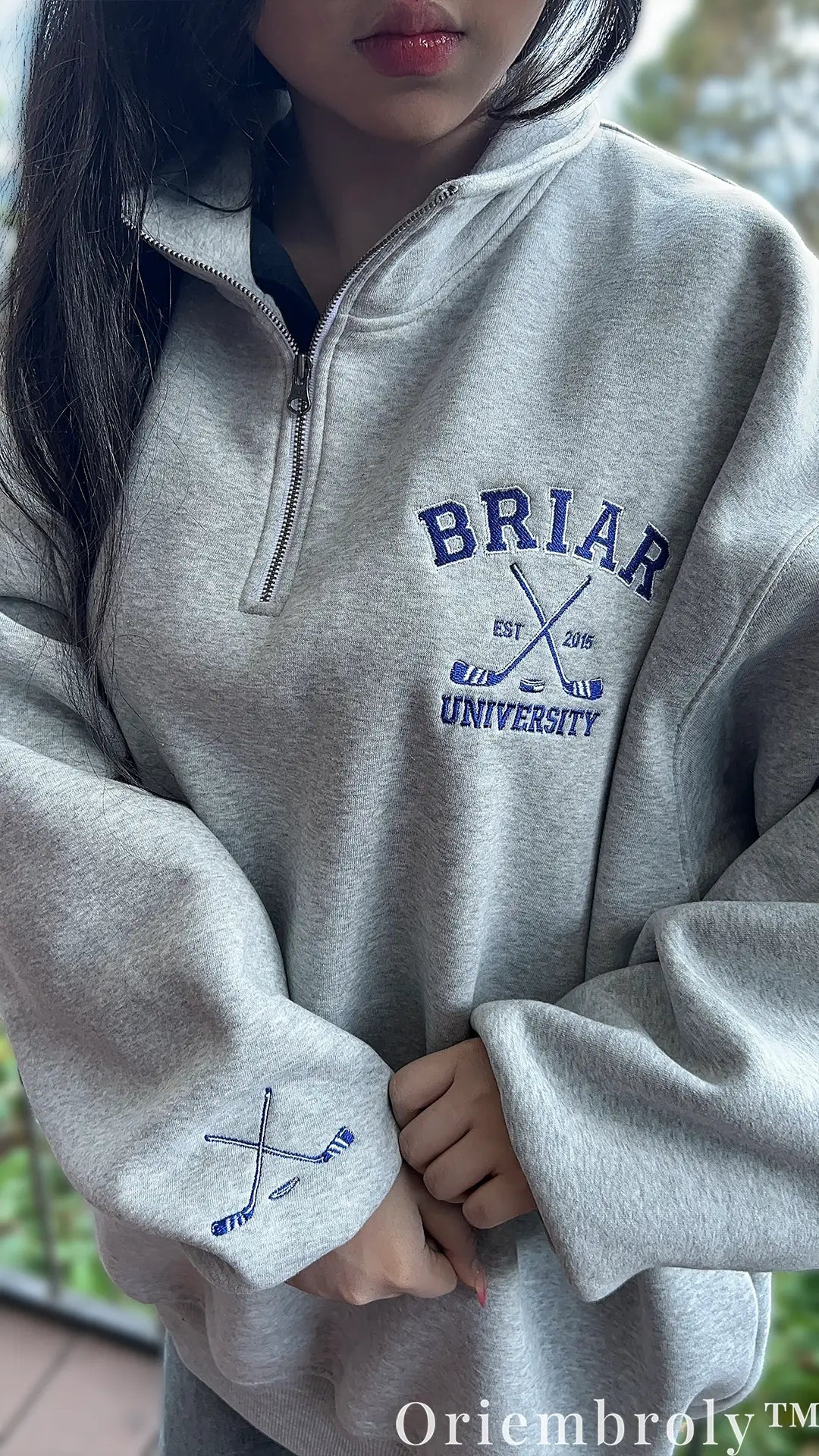 Briar University Embroidered Sweatshirt