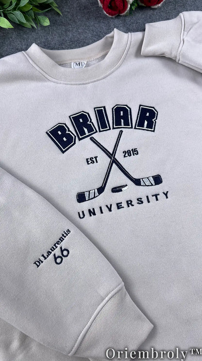 Briar University Collegiate Embroidered Sweatshirt