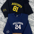 Hollander 24 & Rozanov 81  Hockey Fan Crewneck Sweatshirt