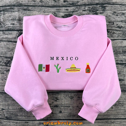 Embroidered Mexico Sweatshirt