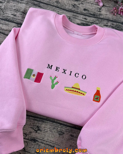 Embroidered Mexico Sweatshirt
